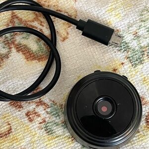 Black USB plug in magnetic Webcam